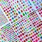 3165 Pcs Gem Stickers for Crystal Crafts – Self-Adhesive Stickers and Sticker Earrings, Children’s Craft Supplies in Various Shapes and Sizes